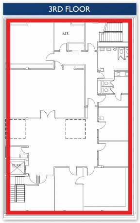 16 W Third St, Winston-Salem, NC à louer Plan d  tage- Image 1 de 1