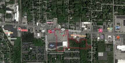 2906-2992 Center Ave, Essexville, MI - AERIAL  map view