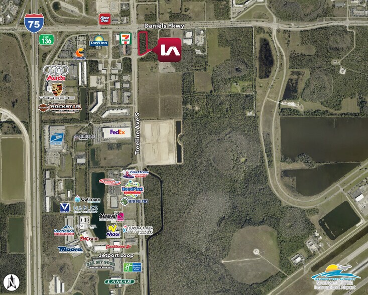 Treeline Ave, Fort Myers, FL à vendre - Aérien - Image 2 de 2