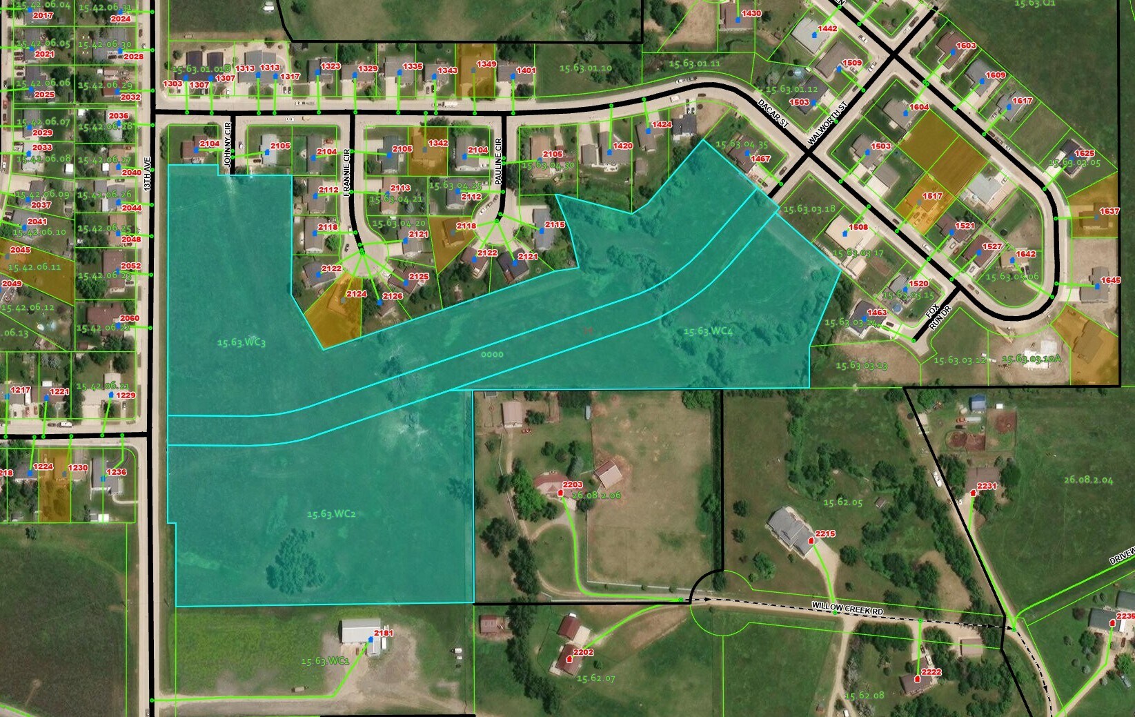 TBD 13th Ave., Belle Fourche, SD for sale Aerial- Image 1 of 7