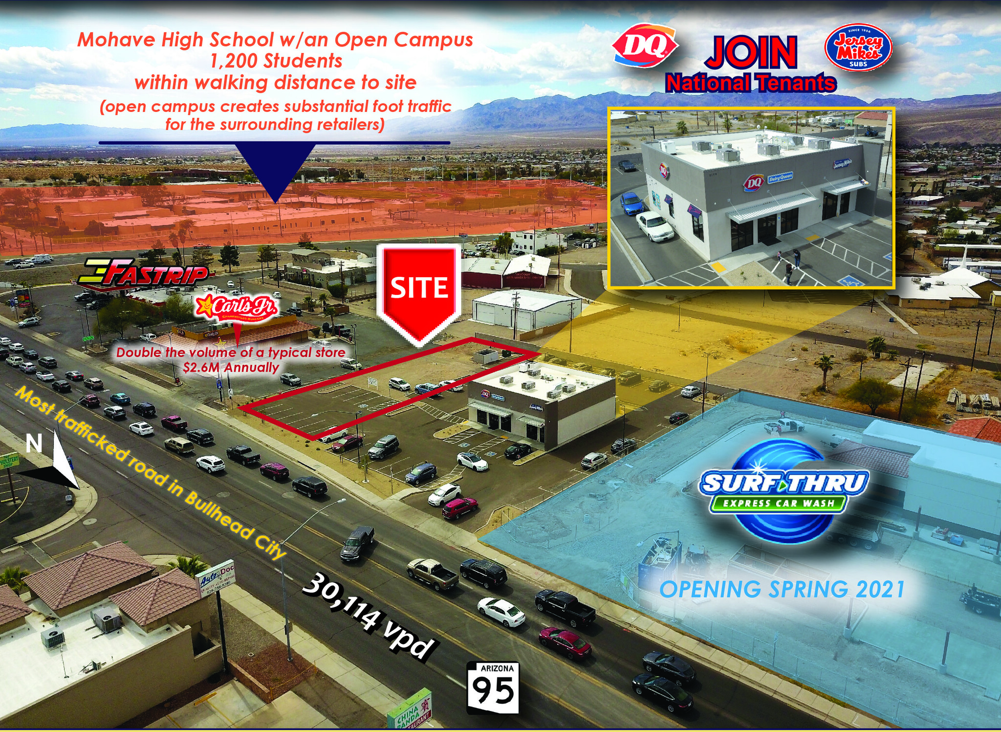 2179 Highway 95, Bullhead City, AZ à vendre Aérien- Image 1 de 1