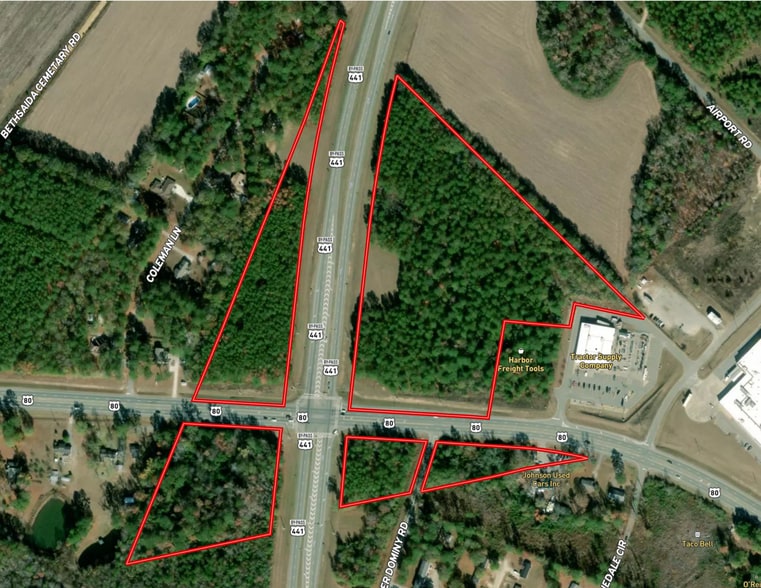 0 W Hwy 80, Dublin, GA for sale - Aerial - Image 3 of 3