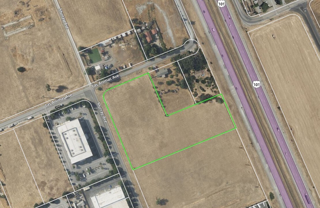 Murray & Las Animas Ave, Gilroy, CA for sale Aerial- Image 1 of 2
