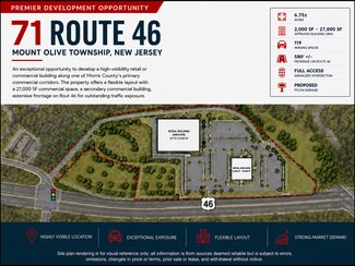 Plus de détails pour 71 Route 46, Mount Olive, NJ - Terrain à vendre