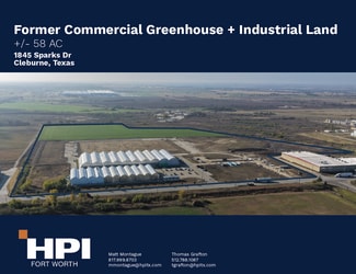 More details for 1845 Sparks Dr, Cleburne, TX - Land for Sale