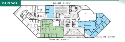 6550 Rock Spring Dr, Bethesda, MD à louer Plan d’étage- Image 1 de 1