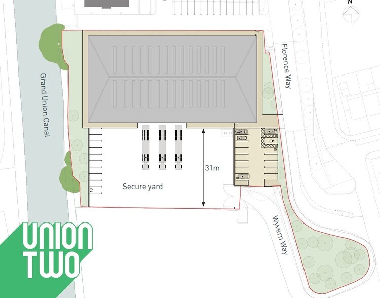 Florence Way, Uxbridge à louer - Plan de site - Image 2 de 2