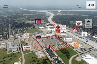 5201 Rufe Snow Dr, North Richland Hills, TX - AERIAL map view - Image1