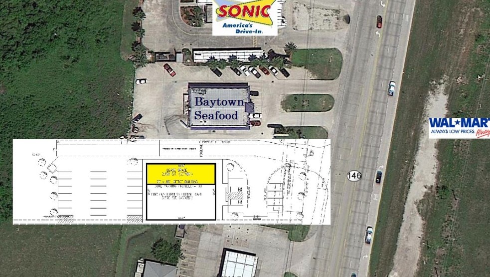 8831 N Highway 146, Baytown, TX for lease - Aerial - Image 2 of 5