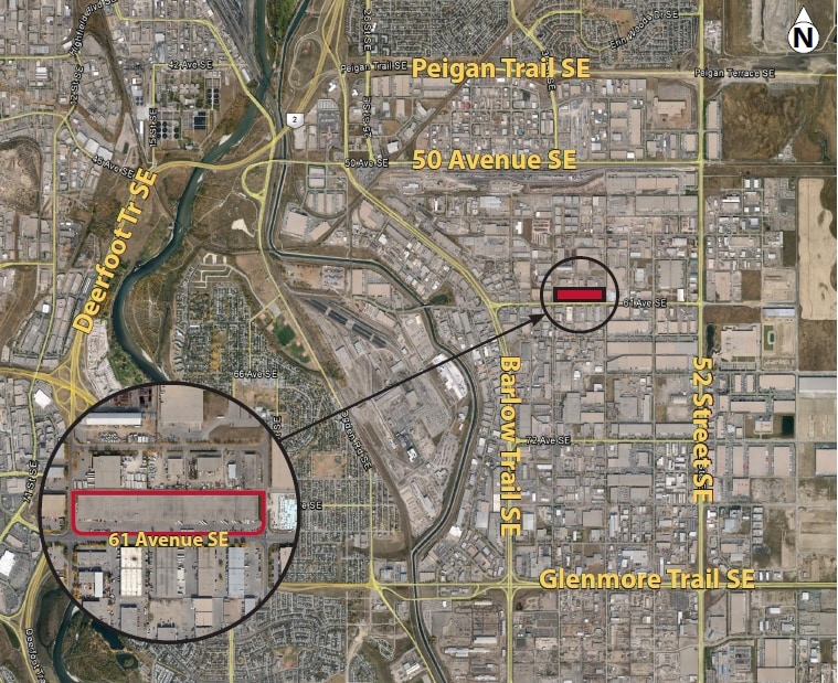 4216 61st Ave SE, Calgary, AB à vendre Aérien- Image 1 de 1