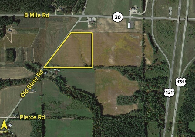 Old State Rd, Stanwood, MI for sale Aerial- Image 1 of 2