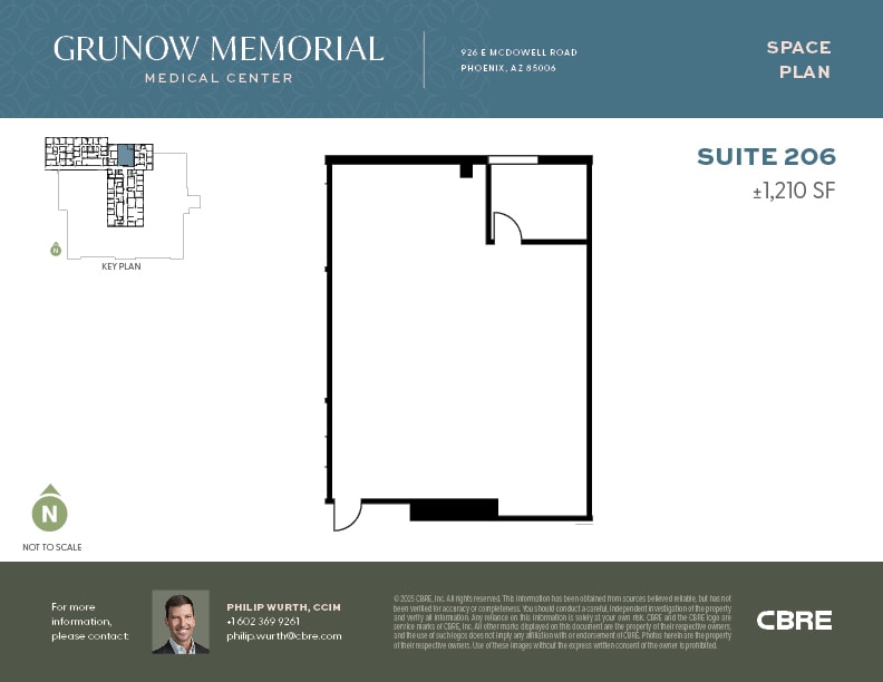 926 E McDowell Rd, Phoenix, AZ for lease Floor Plan- Image 1 of 1