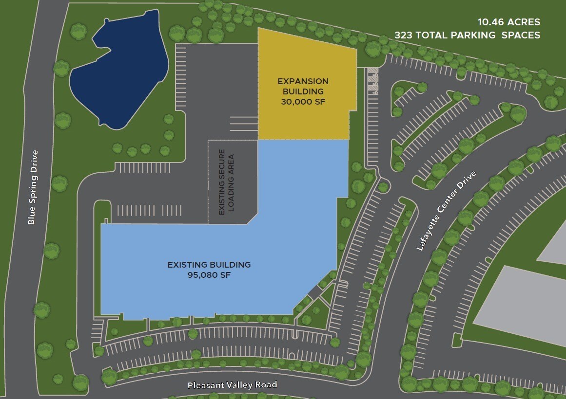4250 Pleasant Valley-A Rd, Chantilly, VA à louer Plan de site- Image 1 de 2
