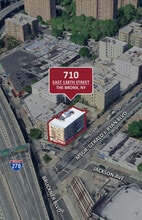 704-710 E 138th St, Bronx, NY - Aerial map view