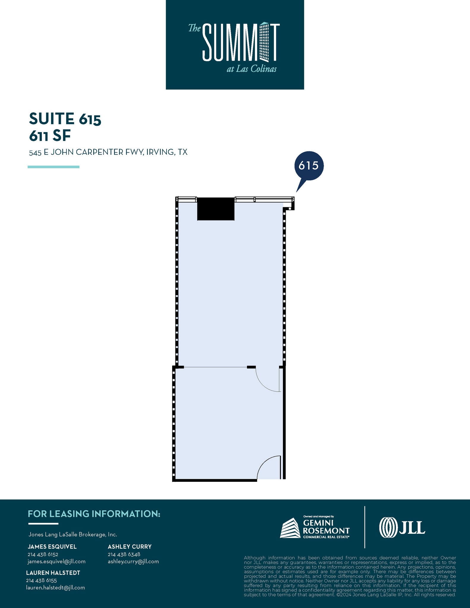 545 E John Carpenter Fwy, Irving, TX à louer Plan d’étage- Image 1 de 1