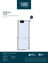 545 E John Carpenter Fwy, Irving, TX à louer Plan d’étage- Image 1 de 1