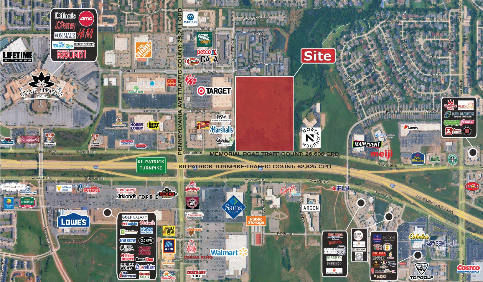 2001 W Memorial Rd, Oklahoma City, OK à vendre Aérien- Image 1 de 2