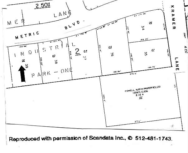 10705 Metric Blvd, Austin, TX à louer - Plan cadastral - Image 3 de 4
