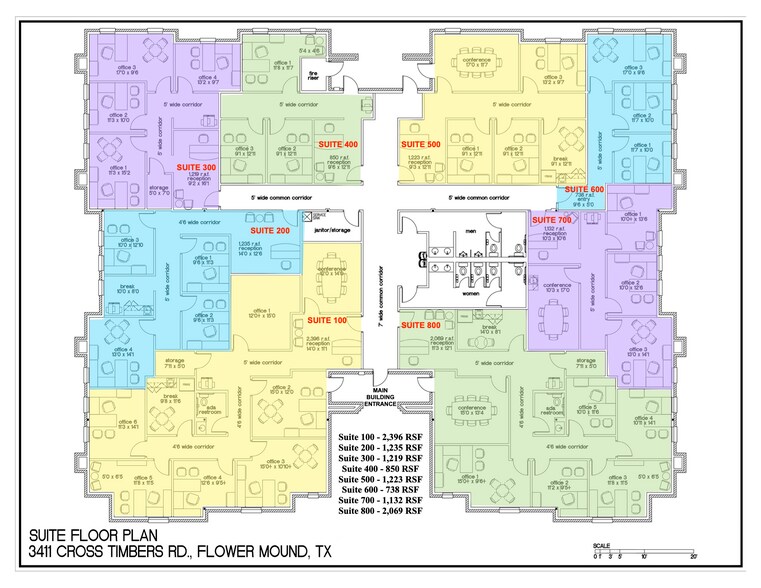 3411 Cross Timbers Rd, Flower Mound, TX à vendre - Plan d’étage - Image 2 de 14