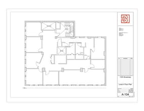 1300 Broadway St, Detroit, MI for lease Floor Plan- Image 1 of 1