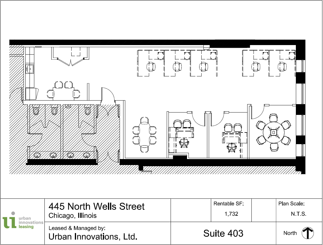 445 N Wells St, Chicago, IL for lease Floor Plan- Image 1 of 12