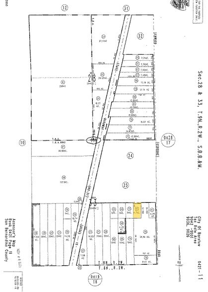 Arbuckle St, Barstow, CA for sale - Plat Map - Image 2 of 2