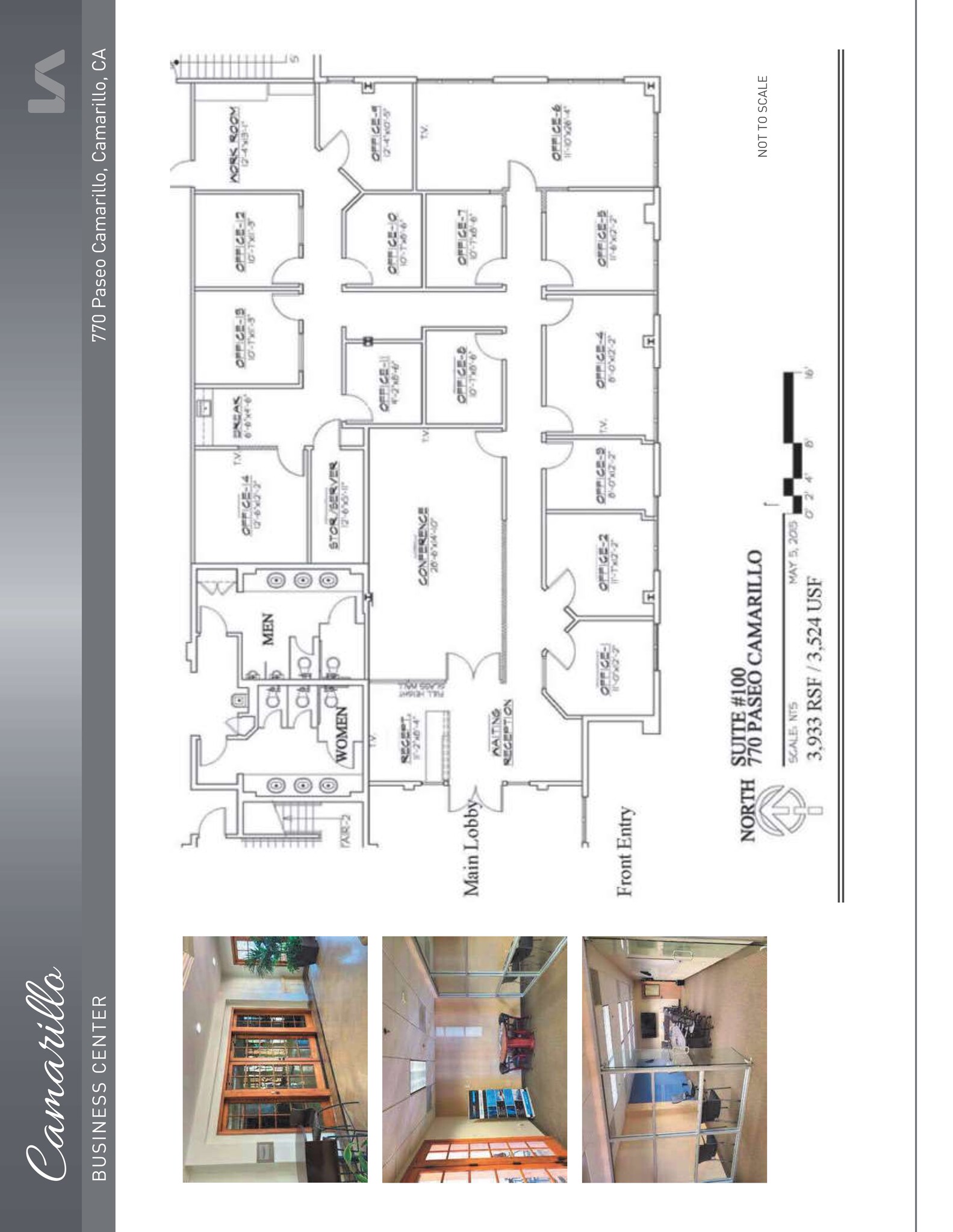 770 Paseo Camarillo, Camarillo, CA à louer Plan de site- Image 1 de 1