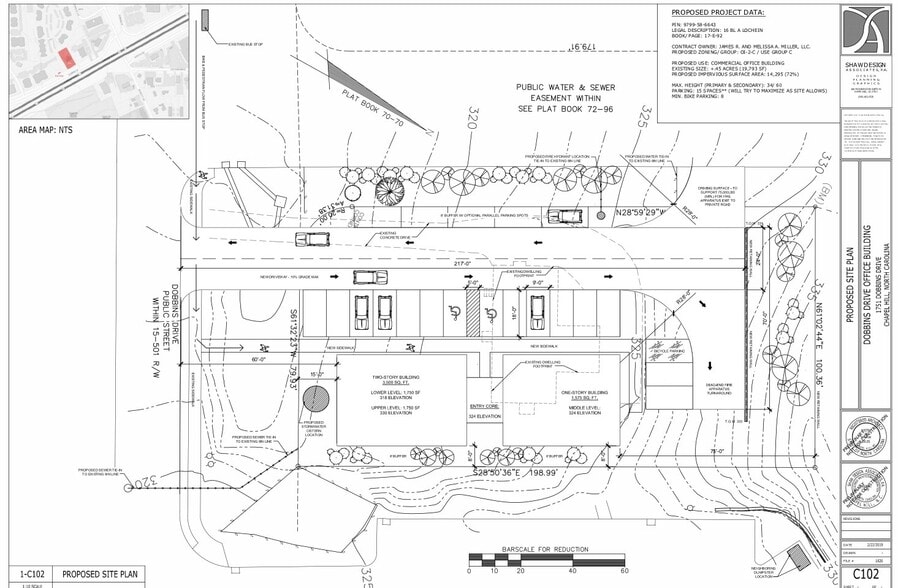 1751 Dobbins Dr, Chapel Hill, NC for sale - Site Plan - Image 3 of 3