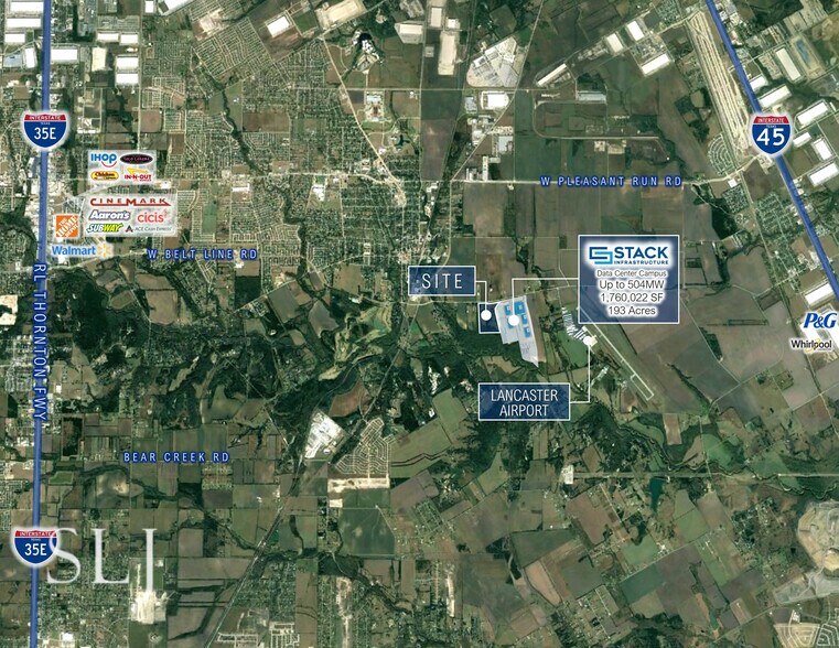 910 E Belt Line Rd, Lancaster, TX à vendre - Aérien - Image 3 de 4