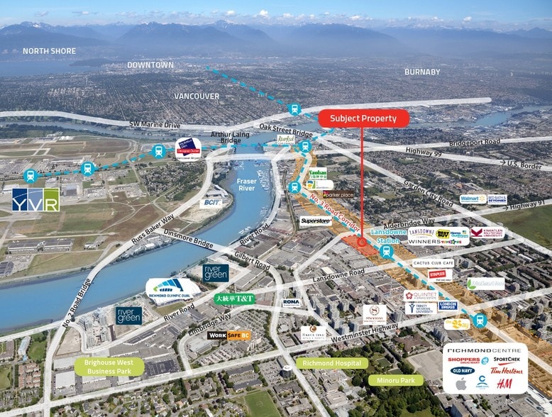 5333-5411 No. 3 Rd, Richmond, BC à vendre - Photo du bâtiment - Image 3 de 3