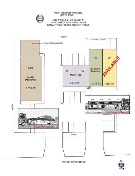 9400 Perrin Beitel Rd, San Antonio, TX à louer - Plan de site - Image 2 de 3
