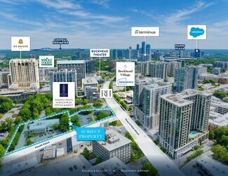 Plus de détails pour Peachtree Rd & Pharr Rd, Atlanta, GA - Terrain à vendre