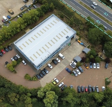 Alpha Dr, Eaton Socon, CAM - AÉRIEN  Vue de la carte