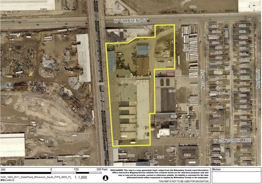 3100 W Concordia Ave, Milwaukee, WI for sale - Aerial - Image 2 of 6