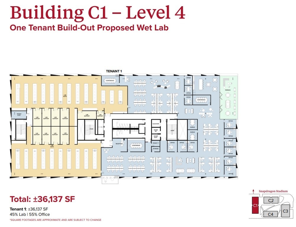 Friars Rd, San Diego, CA for lease Floor Plan- Image 1 of 1