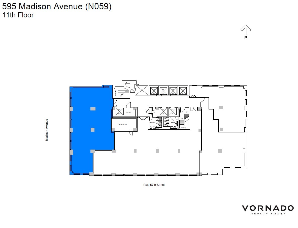 595 Madison Ave, New York, NY for lease Floor Plan- Image 1 of 2