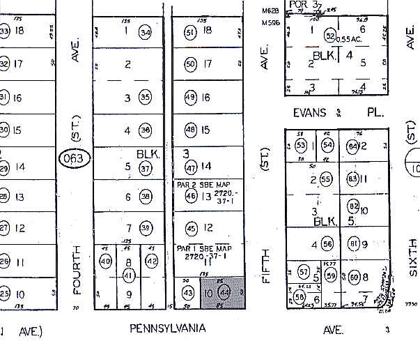 430-434 Pennsylvania Ave, San Diego, CA for sale - Plat Map - Image 2 of 3