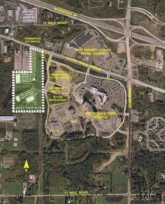 Plus de détails pour Grand River Ave, Novi, MI - Terrain à vendre