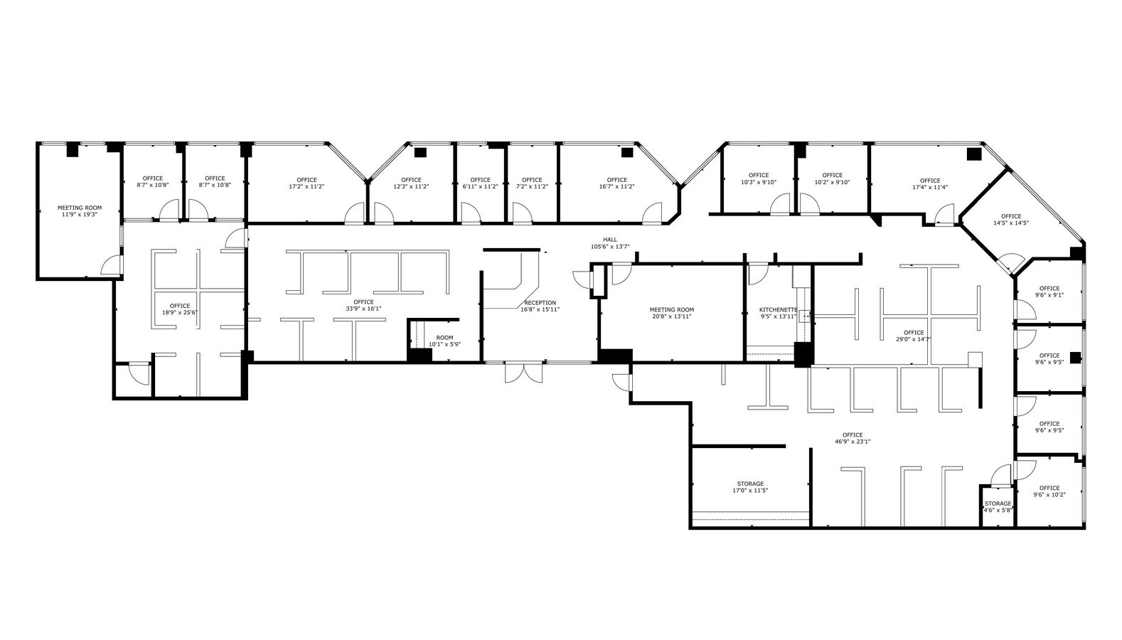 1801 Robert Fulton Dr, Reston, VA 20191 - Unité 200 & 220A -  - Plan d’étage - Image 1 of 7