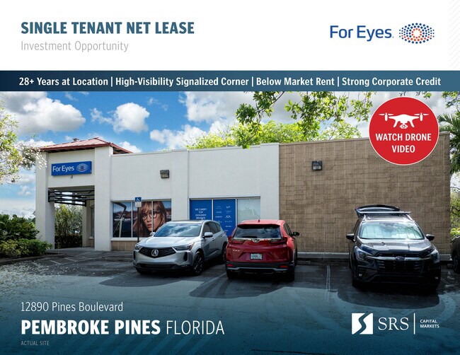 More details for 12890 Pines Blvd, Pembroke Pines, FL - Retail for Sale
