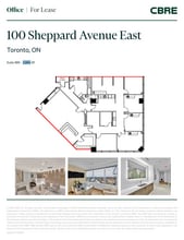 100 Sheppard Ave E, Toronto, ON for lease Floor Plan- Image 1 of 1