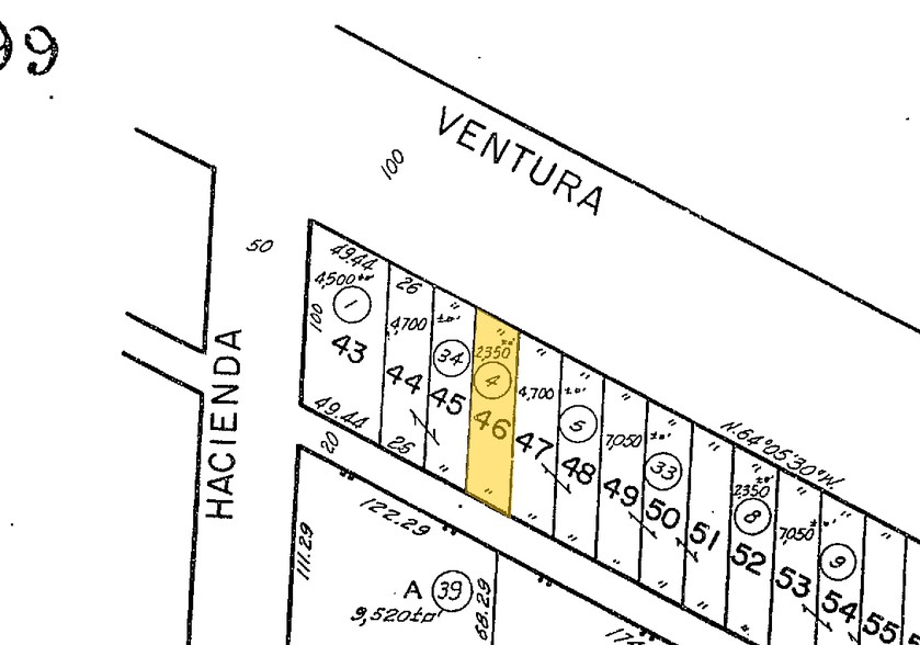 18376 Ventura Blvd, Tarzana, CA for lease - Plat Map - Image 2 of 4