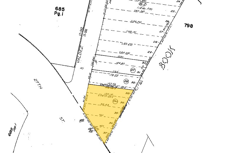 300 27th St, Oakland, CA à louer - Plan cadastral - Image 2 de 3