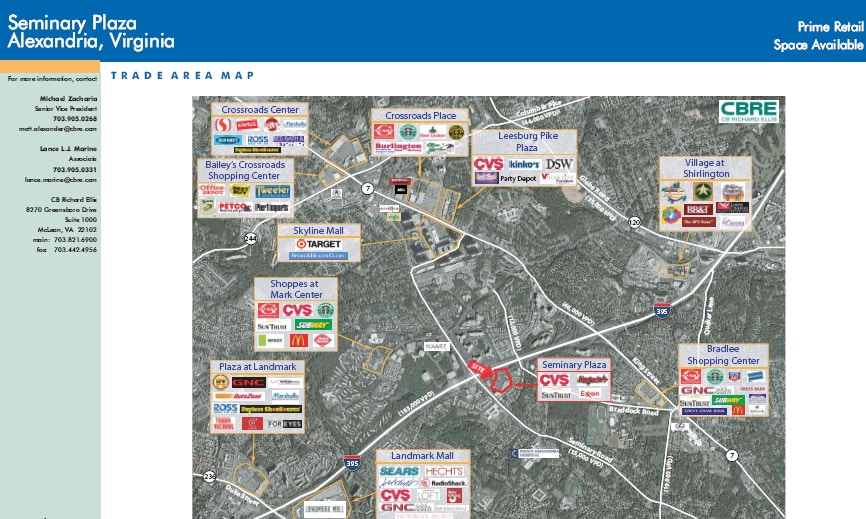 4600-4620 Kenmore Ave, Alexandria, VA for lease - Aerial - Image 3 of 5