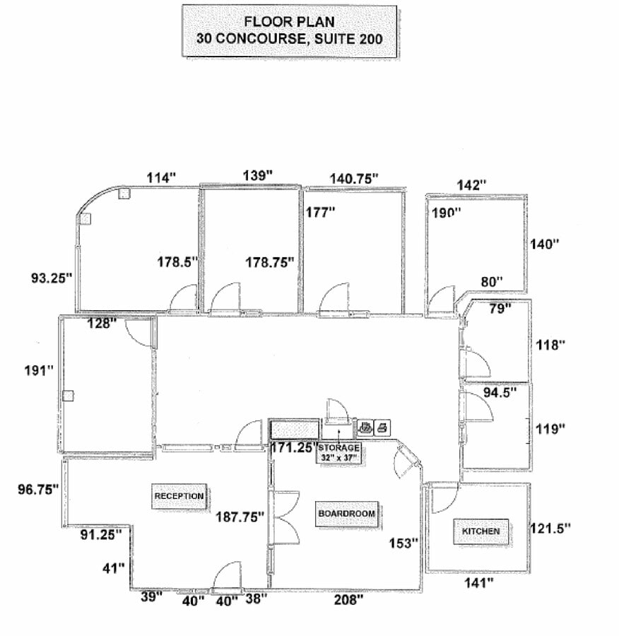 30 Concourse Gate, Nepean, ON K2E 7V7 - Unit 200 -  - Floor Plan - Image 1 of 2