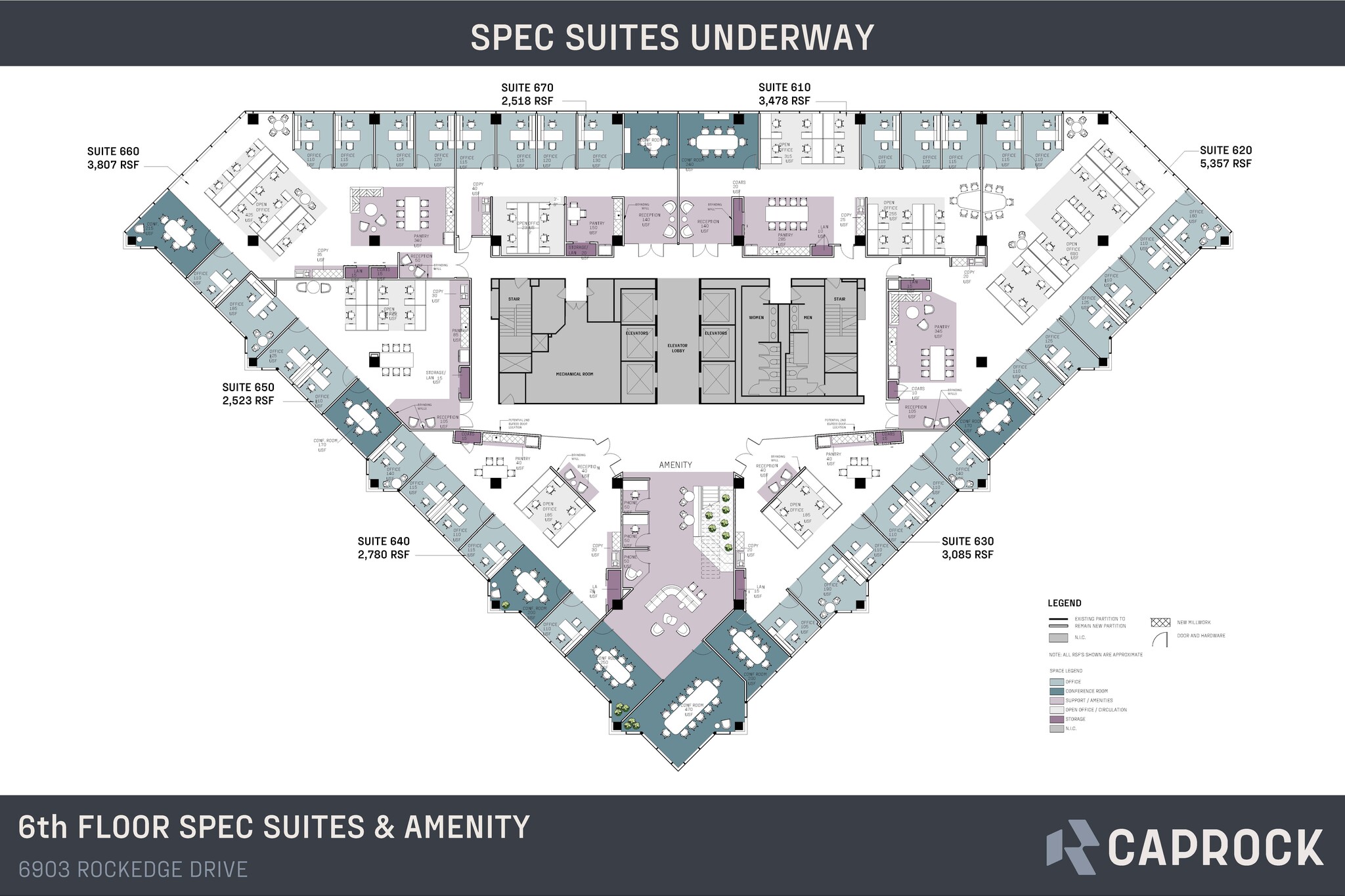 6903 Rockledge Dr, Bethesda, MD for lease Floor Plan- Image 1 of 9
