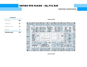 555 W 57th St, New York, NY à louer Plan d  tage- Image 1 de 1