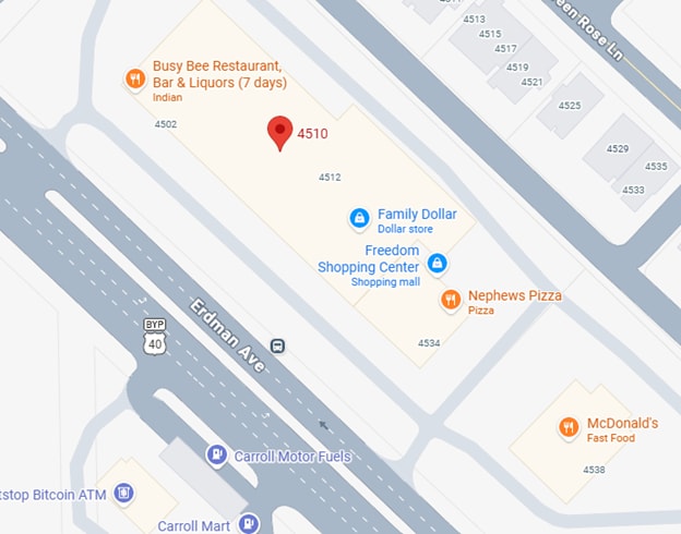 4510 Erdman Ave, Baltimore, MD for lease Map- Image 1 of 1