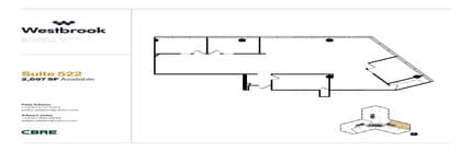 1 Westbrook Corporate Ctr, Westchester, IL for lease Floor Plan- Image 1 of 1