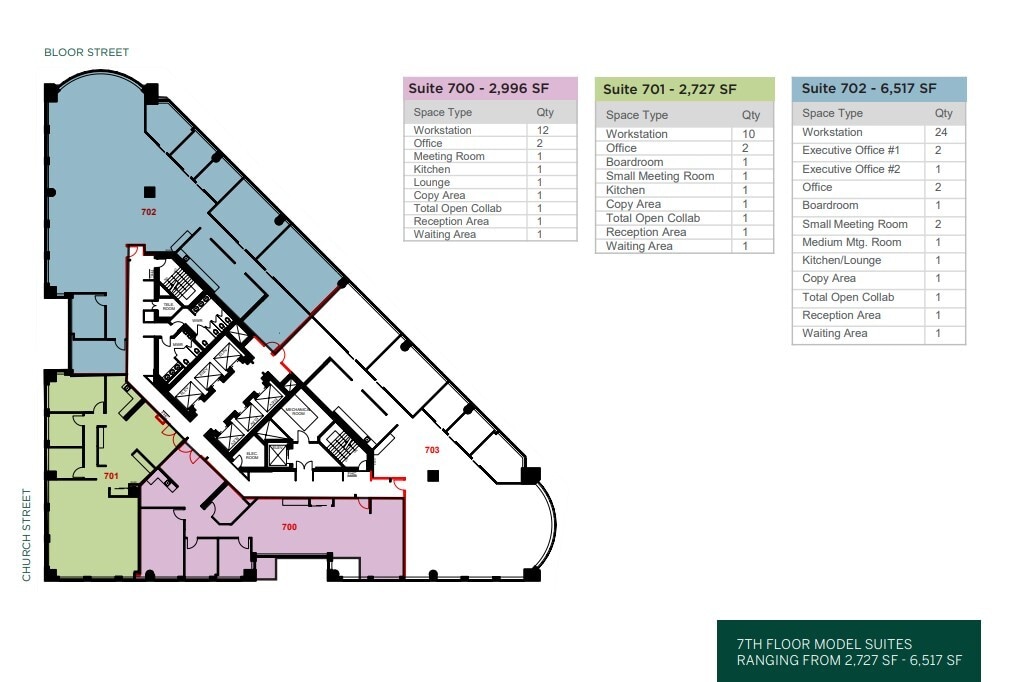 175 Bloor Street East, Toronto, ON for lease Floor Plan- Image 1 of 1